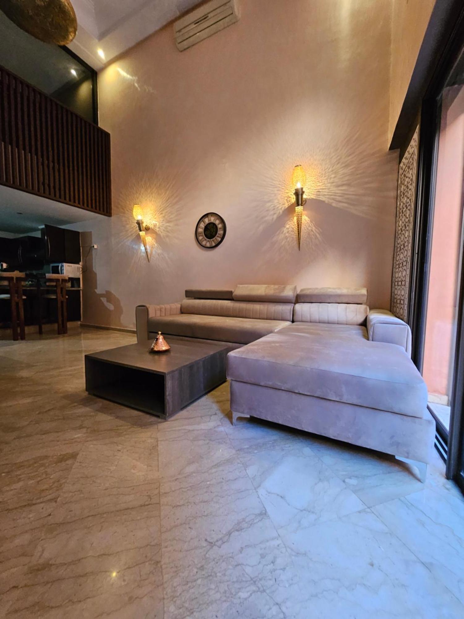 Charmant Duplex Au Coeur De Gueliz, Quartier Haut De Gamme De Marrakech Marrakesh Luaran gambar