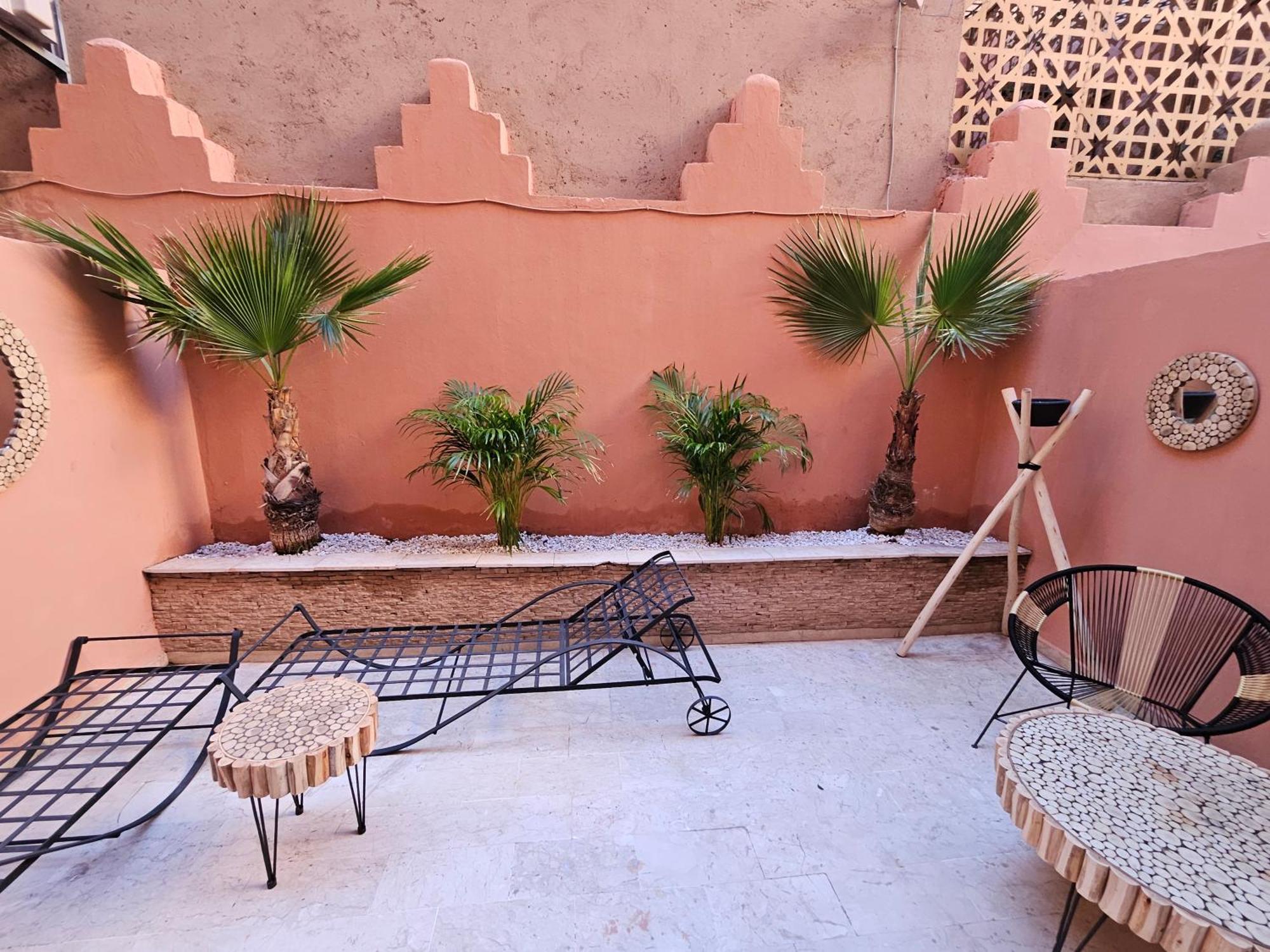 Charmant Duplex Au Coeur De Gueliz, Quartier Haut De Gamme De Marrakech Marrakesh Luaran gambar